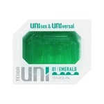 Зеленый мастурбатор-стимулятор Tenga Uni Emerald 449709 - фото 114740