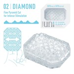 Прозрачный мастурбатор-стимулятор Tenga Uni Diamond 449710 - фото 64157