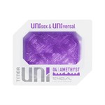 Фиолетовый мастурбатор-стимулятор Tenga Uni Amethyst 449712 - фото 64162