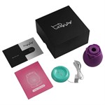 Фиолетовый вакуумный стимулятор Rose 450770