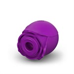 Фиолетовый вакуумный стимулятор Rose 450770 - фото 853554