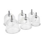 Набор из 6 вакуумных банок с насосом Erotic Suction Cupping Set 450829 - фото 50382