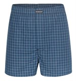 Хлопковые трусы-боксеры +size с рисунком-клеткой 454692