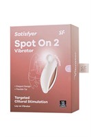 Белый вибростимулятор клитора Satisfyer Spot On 2 454752 - фото 61289