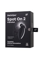 Черный вибростимулятор клитора Satisfyer Spot On 2 454753 - фото 61298