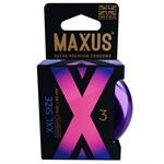 Презервативы Maxus XXL увеличенного размера - 3 шт. 455533 - фото 69497