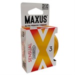 Презервативы анатомической формы Maxus Sensual - 3 шт. 455534 - фото 69500