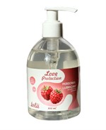 Лубрикант на водной основе Love Protection Raspberry с ароматом малины - 300 мл. 455537 - фото 134145