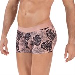 Розовые трусы-хипсы с растительным принтом Pacif Trunks 460635