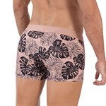 Розовые трусы-хипсы с растительным принтом Pacif Trunks 460635