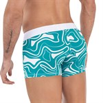 Бирюзовые трусы-хипсы с принтом Dynamic Trunks 460639