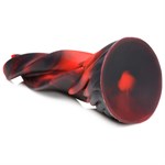 Красно-черный фантазийный фаллоимитатор Hell Kiss Twisted Tongues Silicone Dildo - 18,8 см. 476946 - фото 67083