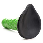 Зеленый фантазийный фаллоимитатор Reptile Thick Scaly Silicone Dildo - 19,1 см. 476948 - фото 68293