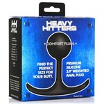 Черная анальная пробка с утяжелением Premium Silicone 3.9  Weighted Round Plug - 9,9 см. 476959 - фото 68243