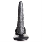 Серый фантазийный фаллоимитатор The Gargoyle Rock Hard Silicone Dildo - 23,6 см. 477002 - фото 68260