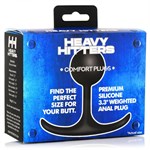 Черная анальная пробка с утяжелением Premium Silicone 3.3  Weighted Round Plug - 8,4 см. 477051 - фото 68250