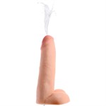 Телесный фаллоимитатор с имитацией эякуляции 8 Inch Squirting Dildo with Syringe - 20,3 см. 477054 - фото 68385