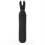 Черная вибропуля с ушками Rechargeable Rabbit Ears Bullet Vibrator 477254 - фото 69336