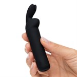 Черная вибропуля с ушками Rechargeable Rabbit Ears Bullet Vibrator 477254 - фото 69339