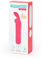 Розовая вибропуля с ушками Rechargeable Rabbit Ears Bullet Vibrator 477256 - фото 69347