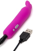 Лиловая вибропуля с ушками Rechargeable Rabbit Ears Bullet Vibrator 477257 - фото 69351