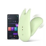 Зеленый вибратор Magic Motion Umi - 9,5 см. 477304 - фото 848548