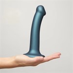 Голубой фаллоимитатор Mono Density Dildo Size M - 16 см. 477341