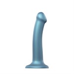 Голубой фаллоимитатор Mono Density Dildo Size M - 16 см. 477341 - фото 851530