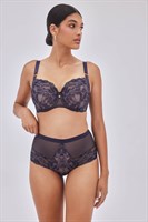 Темно-синий кружевной бюстгальтер Glow с шитыми чашками 479766
