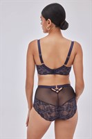 Темно-синий кружевной бюстгальтер Glow с шитыми чашками 479766