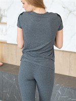 Женский домашний комплект с кружевным декором 482753