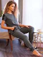 Женский домашний комплект с кружевным декором 482753