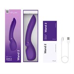 Фиолетовый жезловый вибратор We-Vibe Wand 2 - 27,3 см. 484638 - фото 11959