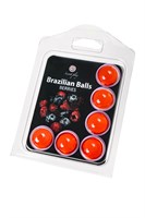 Набор из 6 шариков с массажным маслом Brazilian Balls с ароматом ягод 484644 - фото 69779