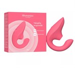 Розовый вибромассажер для двойной стимуляции Womanizer Blend 484920 - фото 94017