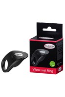 Черное эрекционное виброкольцо Vibro Lust Ring 485737 - фото 71426