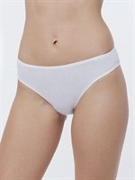 Базовые хлопковые трусики-слипы средней посадки 487113