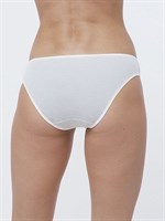 Базовые хлопковые трусики-слипы средней посадки 487113