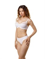 Базовые хлопковые трусики-слипы средней посадки 487113