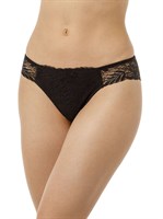 Трусики-бразилиана с эластичным кружевом 487114