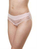 Трусики-слипы из микроволокна с кружевной вставкой 487141