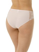 Трусы-слипы из микроволокна с кружевными вставками по бокам 487160