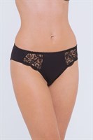 Трусики-слипы со вставками из вышитой сетки 487226