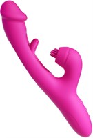 Розовый вибратор-кролик G Spot Ultra - 26,5 см. 488423 - фото 57473