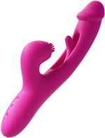 Розовый вибратор-кролик G Spot Ultra - 26,5 см. 488423 - фото 57474