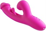 Розовый вибратор-кролик G Spot Ultra - 26,5 см. 488423 - фото 57478