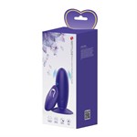 Фиолетовый анальный вибростимулятор Remote Control Vibrating Plug Youth - 11 см. 489692 - фото 56535