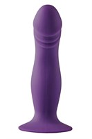Фиолетовый фаллоимитатор Pleasure Dildo - 14,6 см. 489960