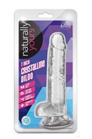 Прозрачный фаллоимитатор 7 Inch Crystalline Dildo - 17,7 см. 490001