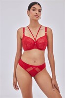 Красный бюстгальтер с мягкой чашкой Chiara 490540